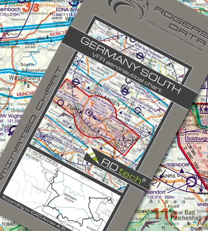 Rogers Data VFR ICAO Germany South 2023