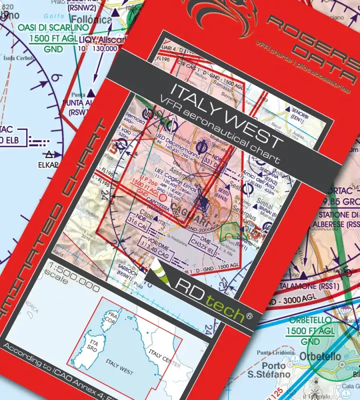 Rogers Data VFR ICAO Italy West 2025