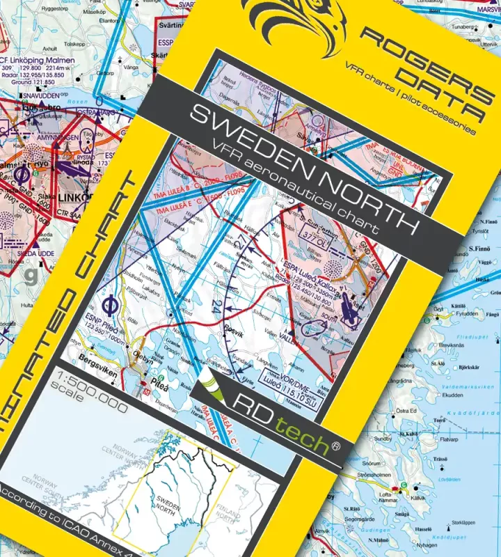 Rogers Data VFR ICAO Sweden North 2023