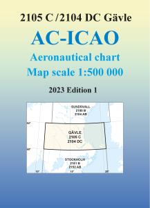Swedish ICAO chart Gavle
