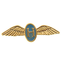 Helikopter Pilot Pin Guld