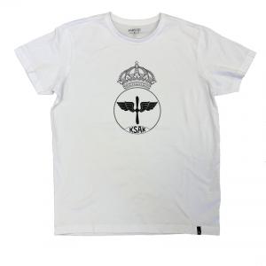 T-shirt KSAK, Stor logo, Vit