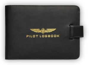 Pilot Logbook Cover black
