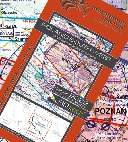 Rogers Data VFR ICAO Poland South West 2023