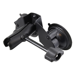 Twist-Lock™ Dual Suction Cup Base with Socket Arm & Retention Knob, RAM-B-189B-201-ALA1-KRU
