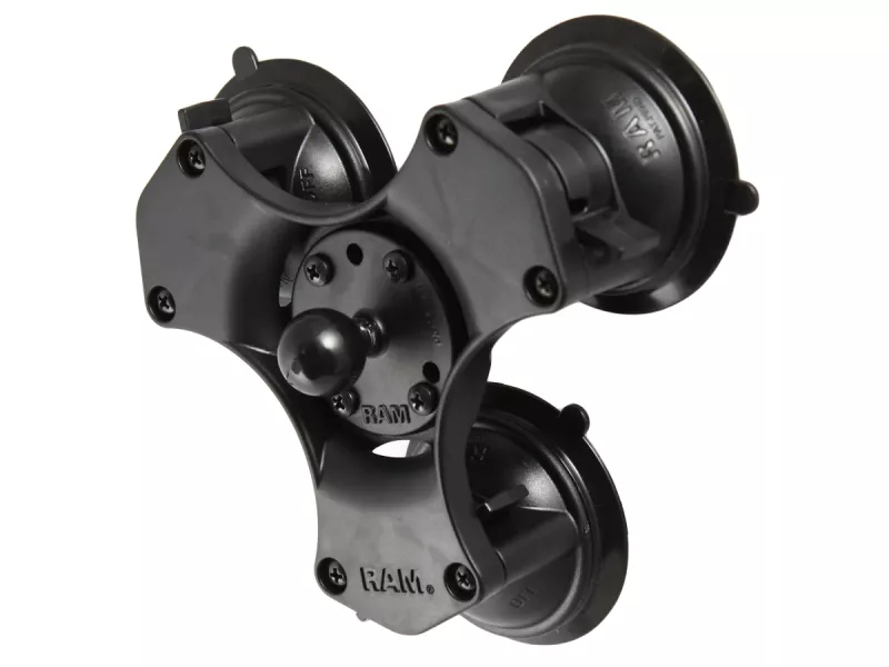 RAM Twist-Lock™ Triple Suction Cup Ball Base, RAP-B-365-224-1U