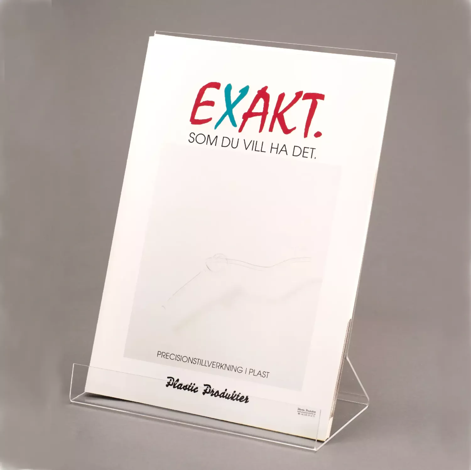 Broschyrställ för bord (A7)