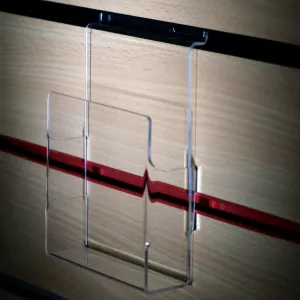 Broschyrfack för spårpanel (A4)