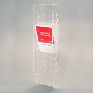 Broschyrfack för vägg (10xA5)
