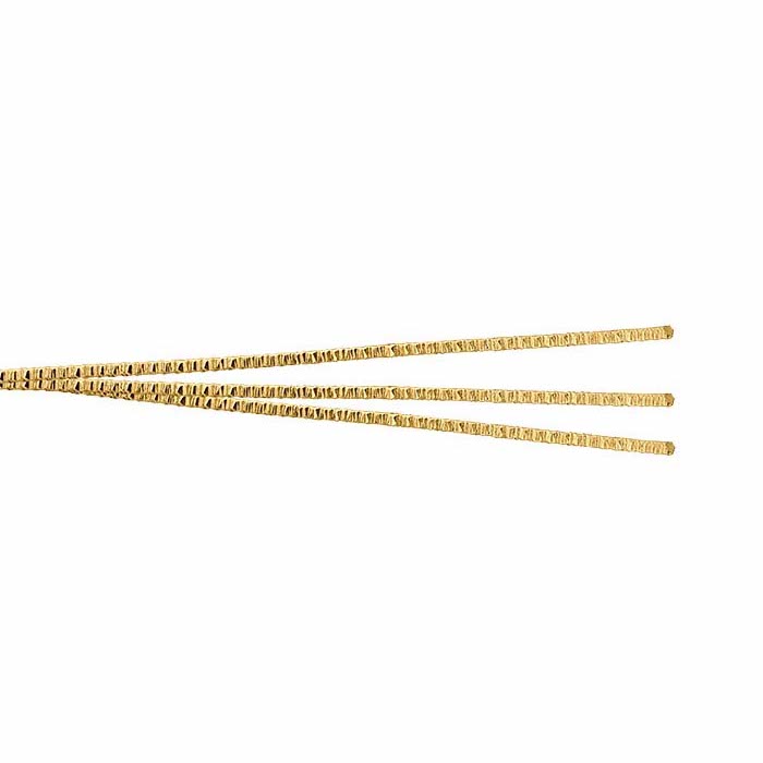Gold-filled facettslipad tråd 1,5 mm. Säljs per 10 cm