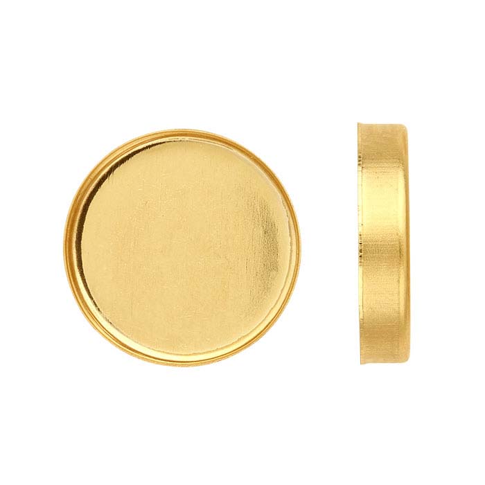 Gold-filled stenkista 8 mm rund.