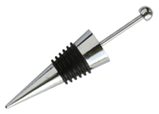 Flaskpropp som kan dekorers med glas eller silver.