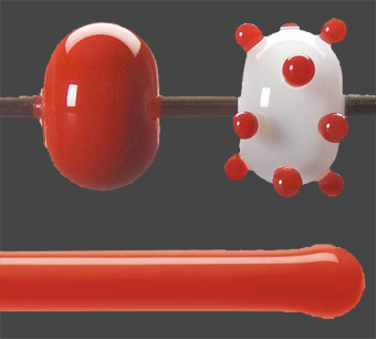 Stav Tomatröd opalescent 5,5 mm ca 40cm lång