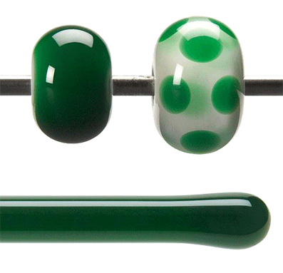 Stav Kelly grön transparent 5,5 mm ca 40cm lång