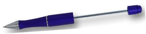 Penna, blå, för montering av pärlor