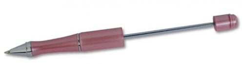 Penna, rosa, för montering av pärlor