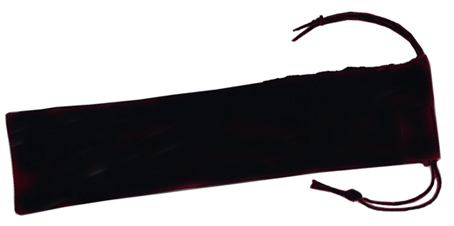 Pennfordral av svart sammetstyp