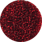 Glaspärlor Röd-Röd ca 2,3 mm, Italienska ca 600