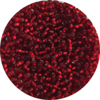 Glaspärlor Röd-Röd ca 2,3 mm, Italienska ca 600