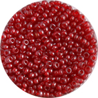 Glaspärlor Röd med lyster ca 2,3, Italienska, mm ca 600