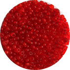 Glaspärlor Röd ca 2,3 mm, Italienska ca 600