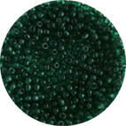 Glaspärlor Grön ca 2,3 mm, Italienska ca 600