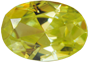 Zirkonia Appelgreen 9x13 mm facettslipad