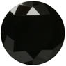 Zirkonia Svart 5mm brilliantslipad