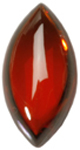 Zirkonia Granat 24x13 mm
