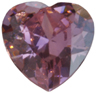 Zirkonia Rosa hjärta 14x14 mm. Vårt största hjärta i rosa.