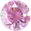 Zirkonia rosa 4 mm rund. Priset är för 1 sten.