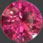 Zirkonia rosaröd 6mm 2st brilliantslipad