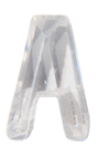 Zirkonia vit bokstav A, 15x10 mm