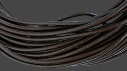 Läderrem 2 mm brun. Pris per meter.