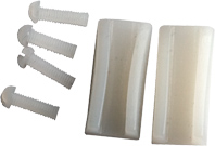 Tång med nylon. Ersättningsnylon för utslitna käftar.