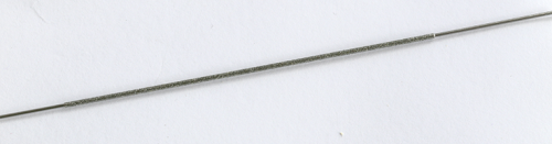 Sågblad belagt med diamantkorn passar i normal sågram. Grovlek 120 grit.