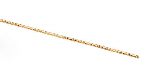 Gold-filled facettslipad tråd 0,8 mm. Säljs per 10 cm