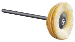 Polertrissa microfiber/konstläder 22 mm. Med mandrel 2.3 mm. Passar de flesta maskiner.