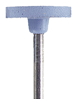 Polertrissa diameter 15 mm flat kant. Skaft 2,3 mm, passar de flesta polermaksiner