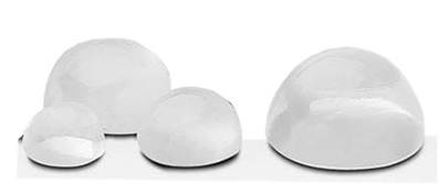 Månsten vit 4 mm rund cabochon