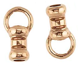 Avslut brons inre öppning 2 mm. Priset är för 2 styck