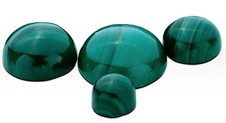 Malachite 6 mm rund cabochon