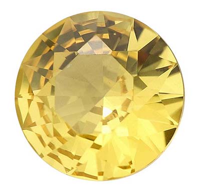 Zirkonia 2 mm gyllene topaz brilliantslipad.