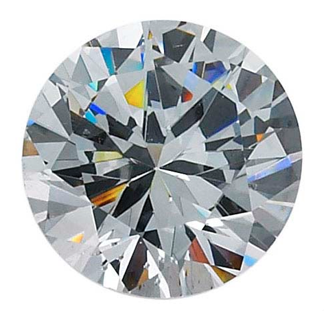 Zirkonia vit 1 mm 5st brilliantslipade