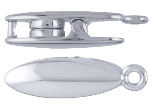 Lås med magnet, Argentiumsilver®935, 19 mm långt. Lätt att öppna och kraftig magnet. Ett säkert och bekvämt lås.