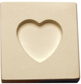 Fusingform Hjärta Stort