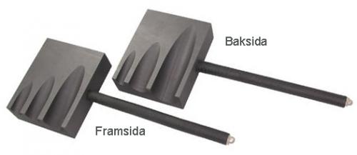 Grafitverktyg med 6 sfäriska former.