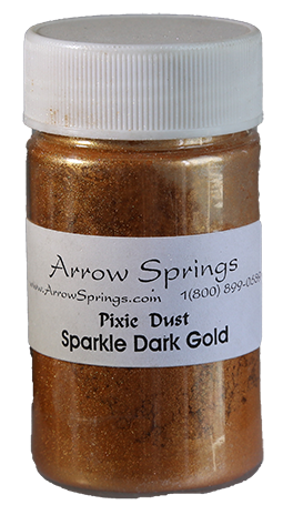 Mica pulver Mörk Guld. Obs ca 30 gram.