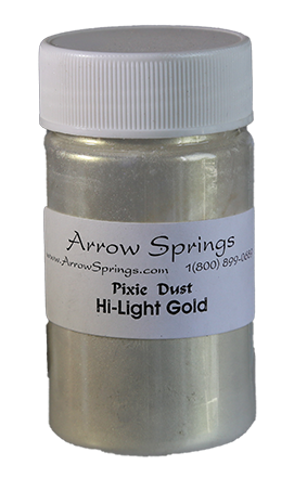 Mica pulver HI-Light Guld. Obs ca 30 gram.