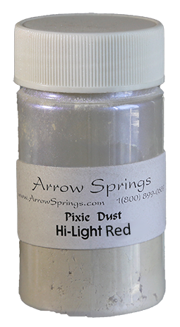 Mica pulver Hi-Light Red. Obs ca 30 gram.